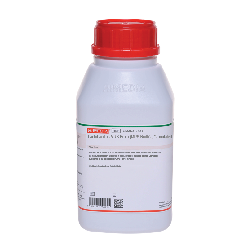Бульйон MRS для лактобактерій, гранульований / Lactobacillus MRS Broth, Granulated (MRS Broth, Granulated), Himedia